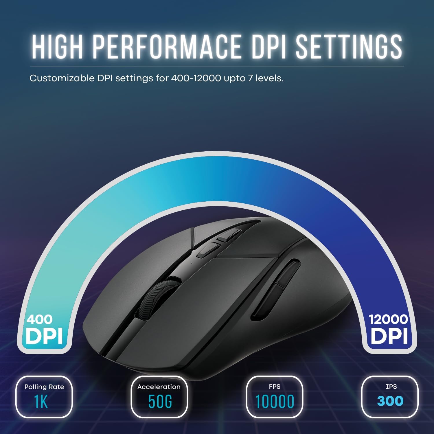 Rapoo V300SE Wired/Wireless Gaming Mouse - الصورة 3