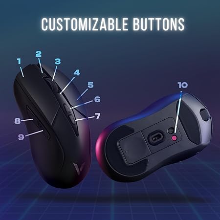 Rapoo V300SE Wired/Wireless Gaming Mouse - الصورة 2