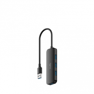 CUDY 4-Port USB-A 3.0 Hub UH40A - Hub - Router