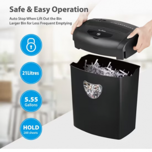 تلافة ورق 21 لتر PAPER SHREDDER