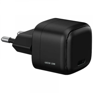 Green Lion Nexio Single Port Wall Charger EU Plug 20W - Black