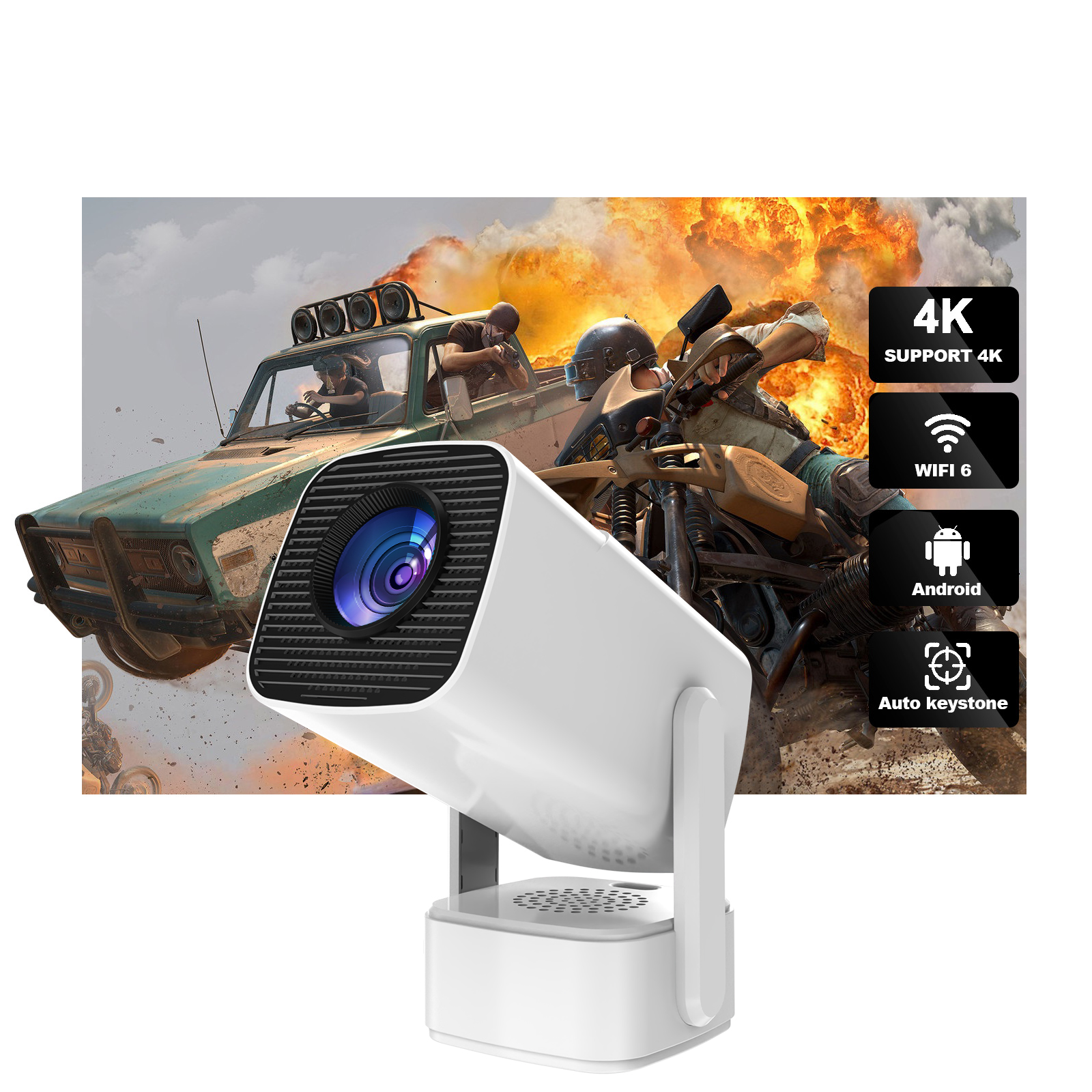 V6 Portable Mini Projector