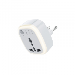 Green Lion Universal Conversion Plug - Timer Function / LED Light - White