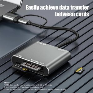 TYPE-C & USB TO COMBO 5 IN 1