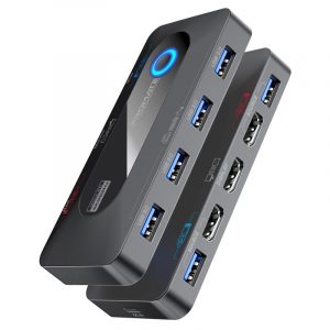 Promate Mediaswitch-KVM Ultra-HD 4K@60Hz KVM Switch