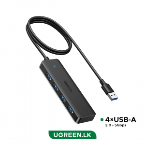UGREEN 4 – Port 1 Meter USB 3.0 5Gbps Hub