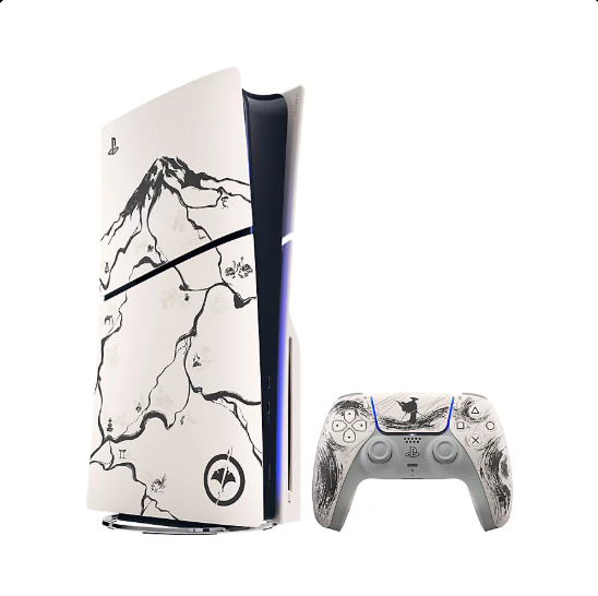 Sony PlayStation 5 Slim Ultra HD Ghost of Yotei قابل للتعديل