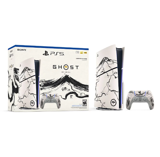 Sony PlayStation 5 Slim Ultra HD Ghost of Yotei قابل للتعديل - الصورة 2