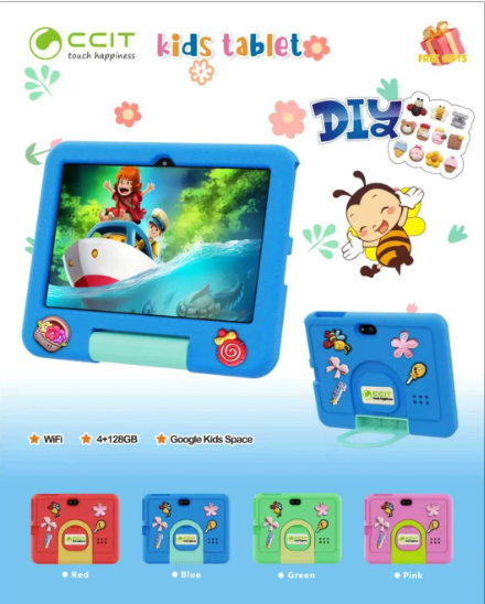 CCIT MK500 Kids Tablet 7” HD 4GB RAM 128G ROM Android 13