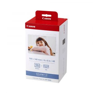 CANON PHOTO PRINTER SELPHY PAPER KP-108IN