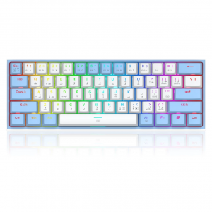 Redragon K617 Fizz RGB 60% Gaming Mechanical Keyboard (Red Switch )