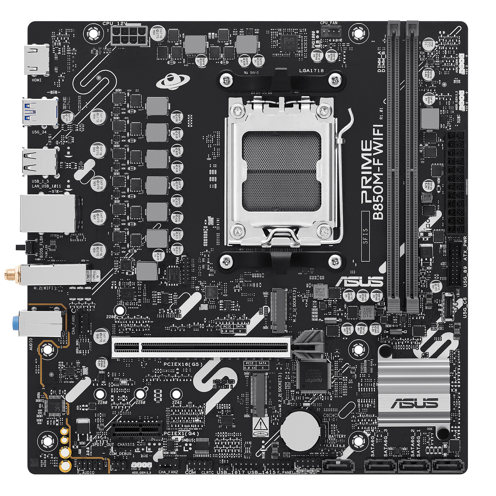 ASUS PRIME B850M-F - الصورة 2