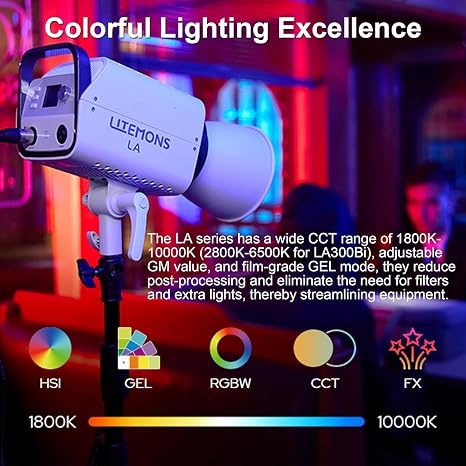 Godox Litemons LA150R RGB LED Video Light (White) - الصورة 4