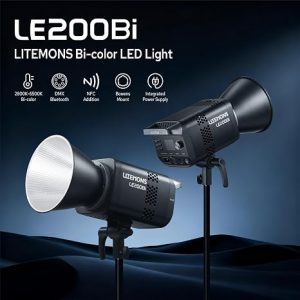 Godox Litemons LE200Bi Bi-Color LED Light  (Black)