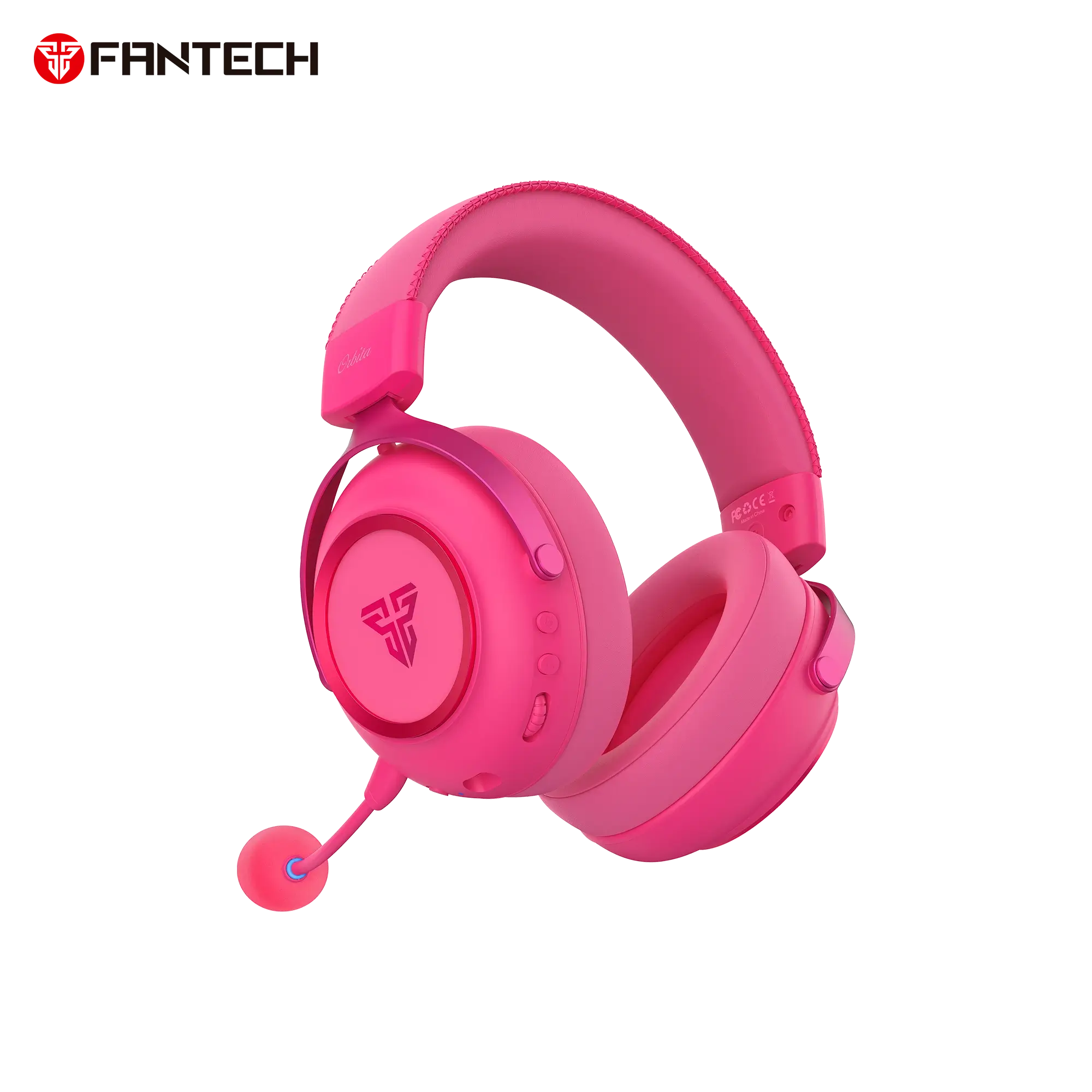 Fantech WHG07 ORBITA Premium Wireless Gaming Headset-Pink - الصورة 2
