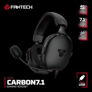 Fantech HG30 Carbon 7.1 Black Wired Gaming Headset -Black