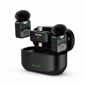 NeePho NP-60 Dual Wireless Collar Clip Microphone